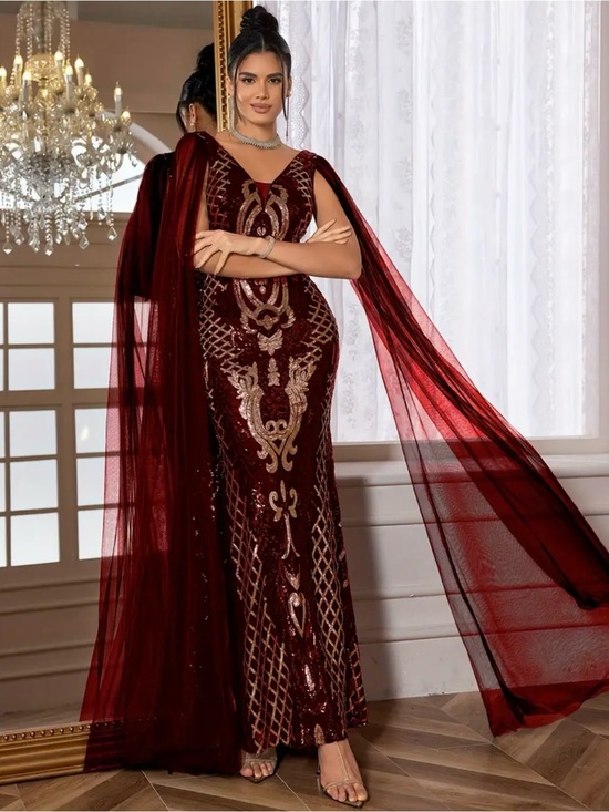 Elegant One-Shoulder Evening Gown with Intricate Floral Embellishments, Satin Skirt, Back Lacing Detail & High Side Slit | Floor-Length Elegant Formal Dress for Galas & Special Occasions